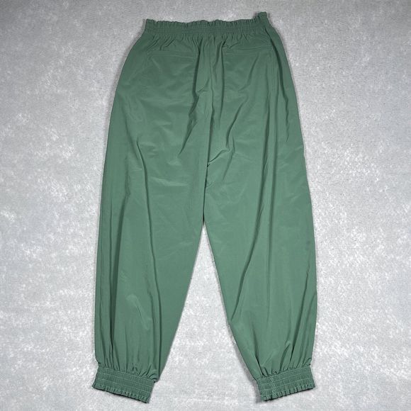 Athleta Jogger Womens Size 8 Savannah Green Athleisure Sporty Pockets Pants - Picture 7 of 14